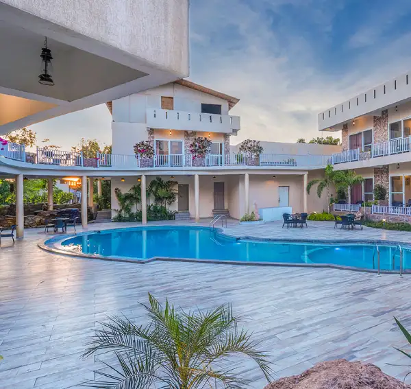 Jim Corbett resort with pool